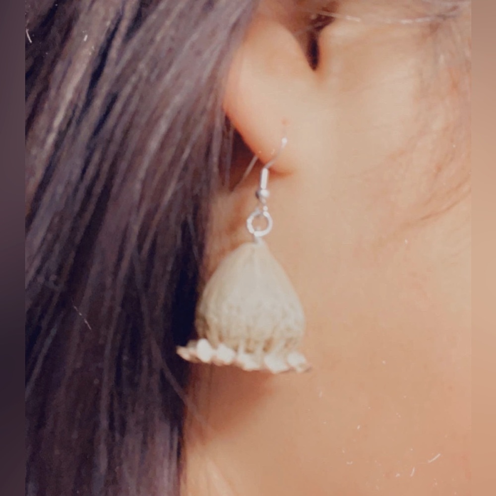 Poppy Seed Pod Earrings